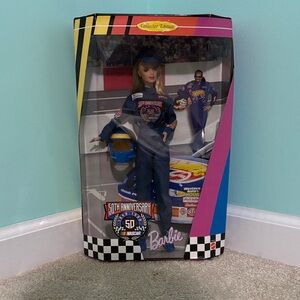 Barbie Collector 50th Anniversary Edition NASCAR Doll -